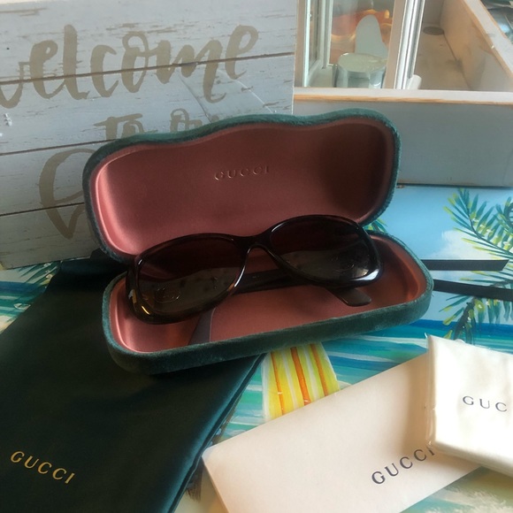 Gucci Accessories Gucci Sunglasses With Case Poshmark